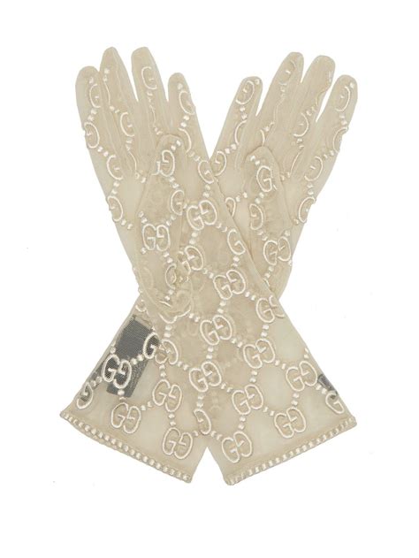 gucci lace gloves for women.